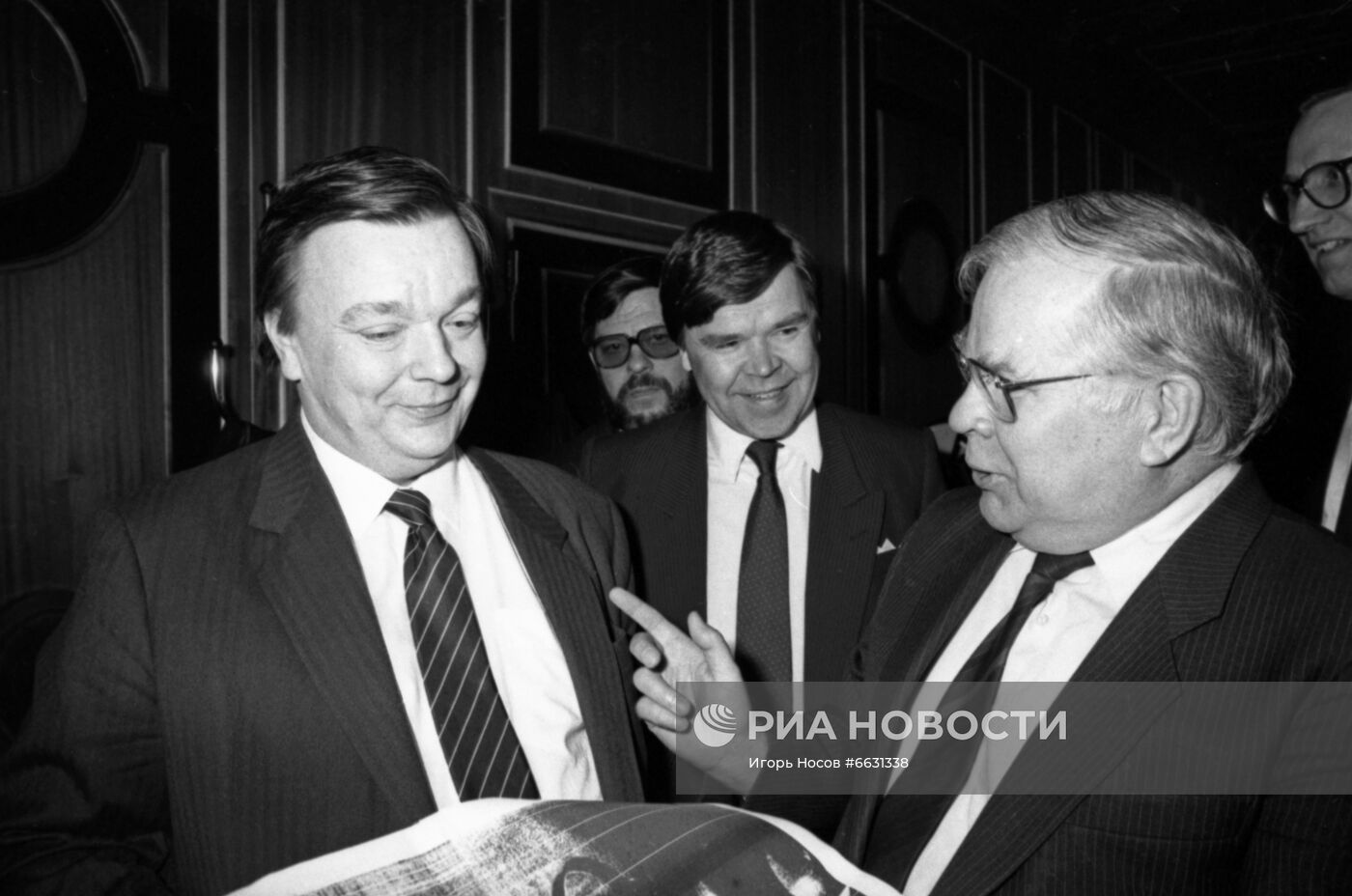 Визит министра транспорта Финляндии Пекка Веннамо в СССР