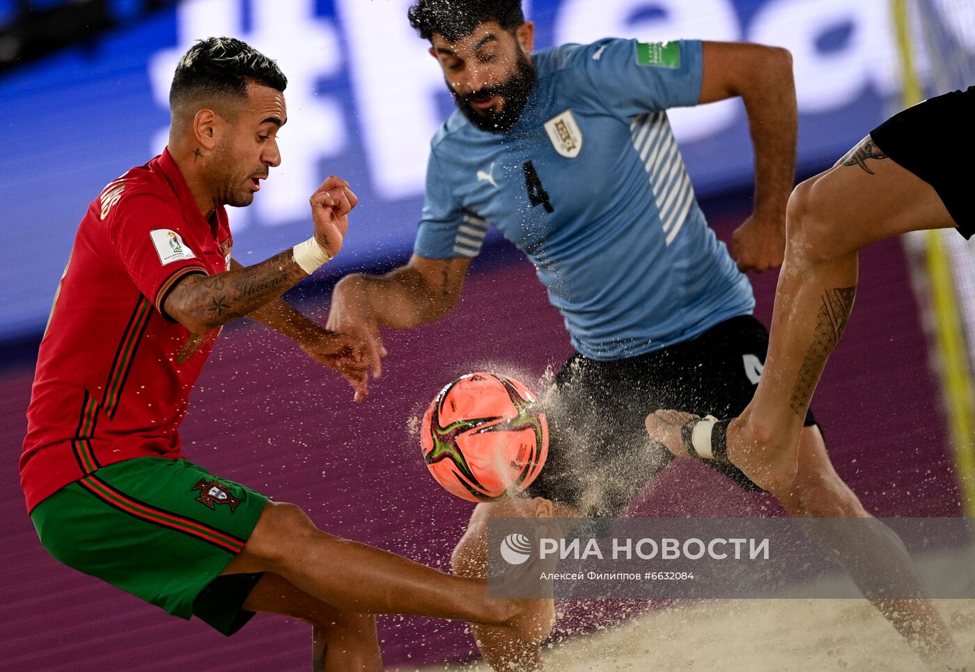 Пляжный футбол. ЧМ-2021. Матч Уругвай - Португалия