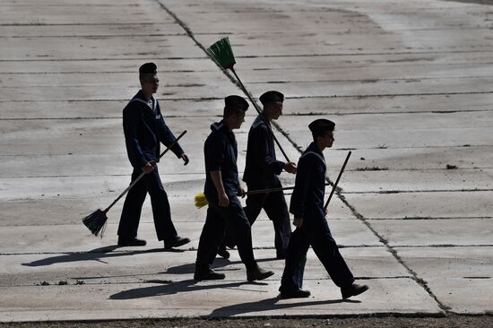 Генеральная репетиция военно-технического форума "Армия-2021" в Севастополе