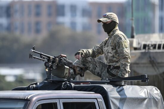 Генеральная репетиция военно-технического форума "Армия-2021" в Севастополе