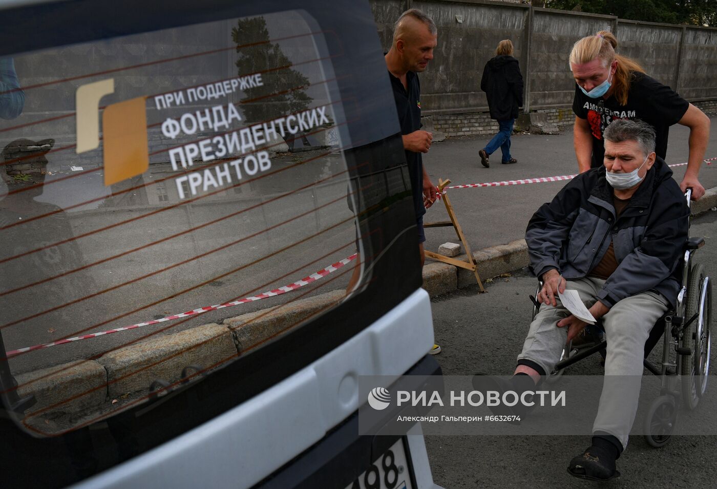 Работа благотворительного проекта "Социальный Патруль" в Санкт-Петербурге