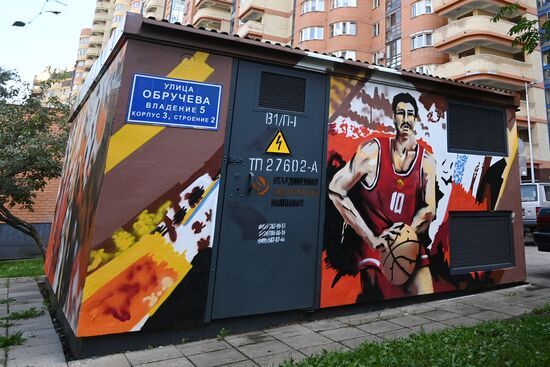 Граффити на трансформаторных подстанциях ОЭК