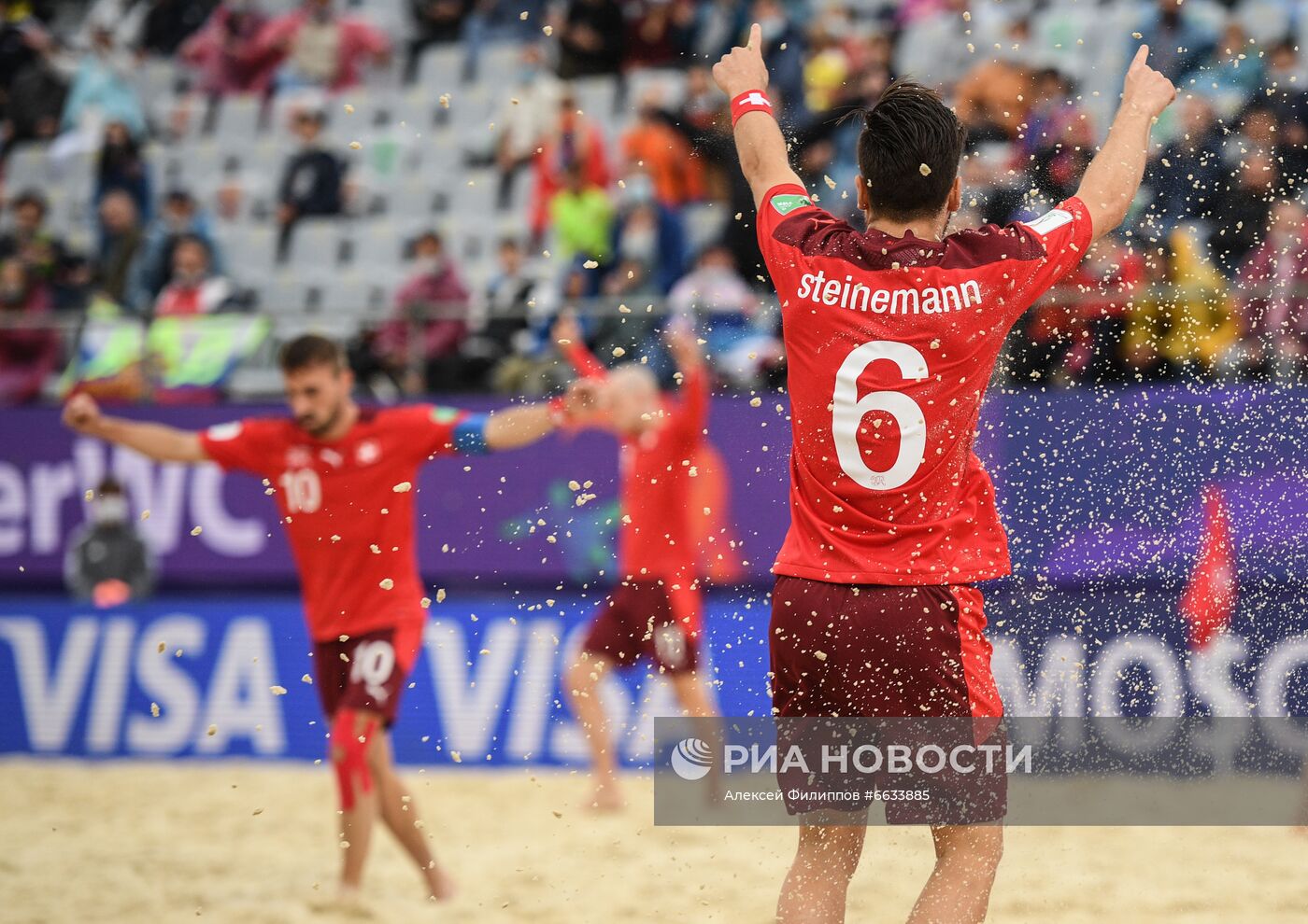 Пляжный футбол. ЧМ-2021. Матч Швейцария - Уругвай