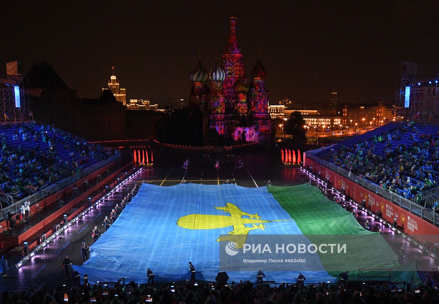 Генеральная репетиция XIV Международного военно-музыкального фестиваля "Спасская башня" - 2021