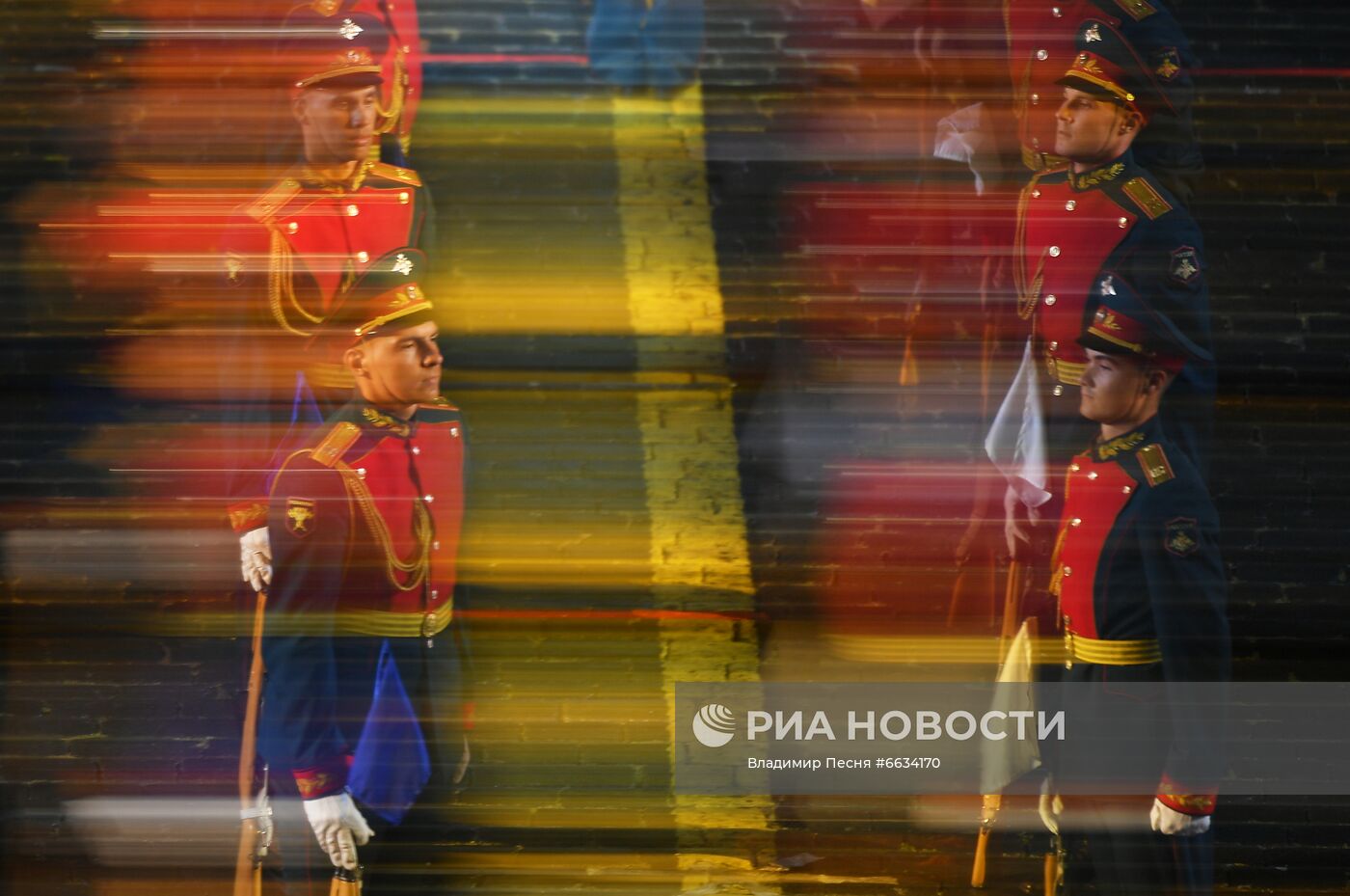 Генеральная репетиция XIV Международного военно-музыкального фестиваля "Спасская башня" - 2021