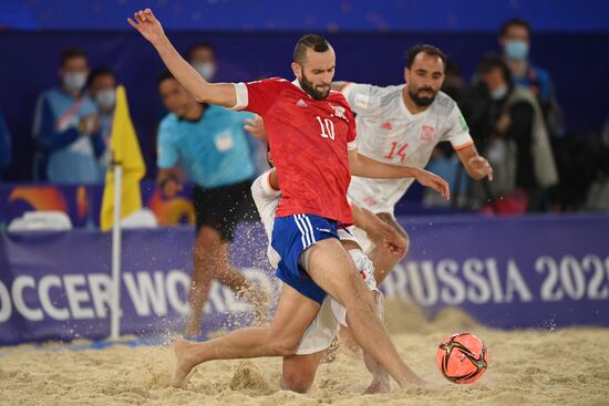 Пляжный футбол. ЧМ-2021. Матч  Россия - Испания