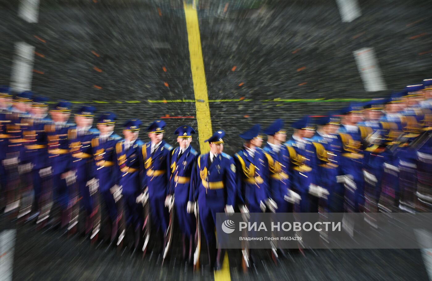 Генеральная репетиция XIV Международного военно-музыкального фестиваля "Спасская башня" - 2021