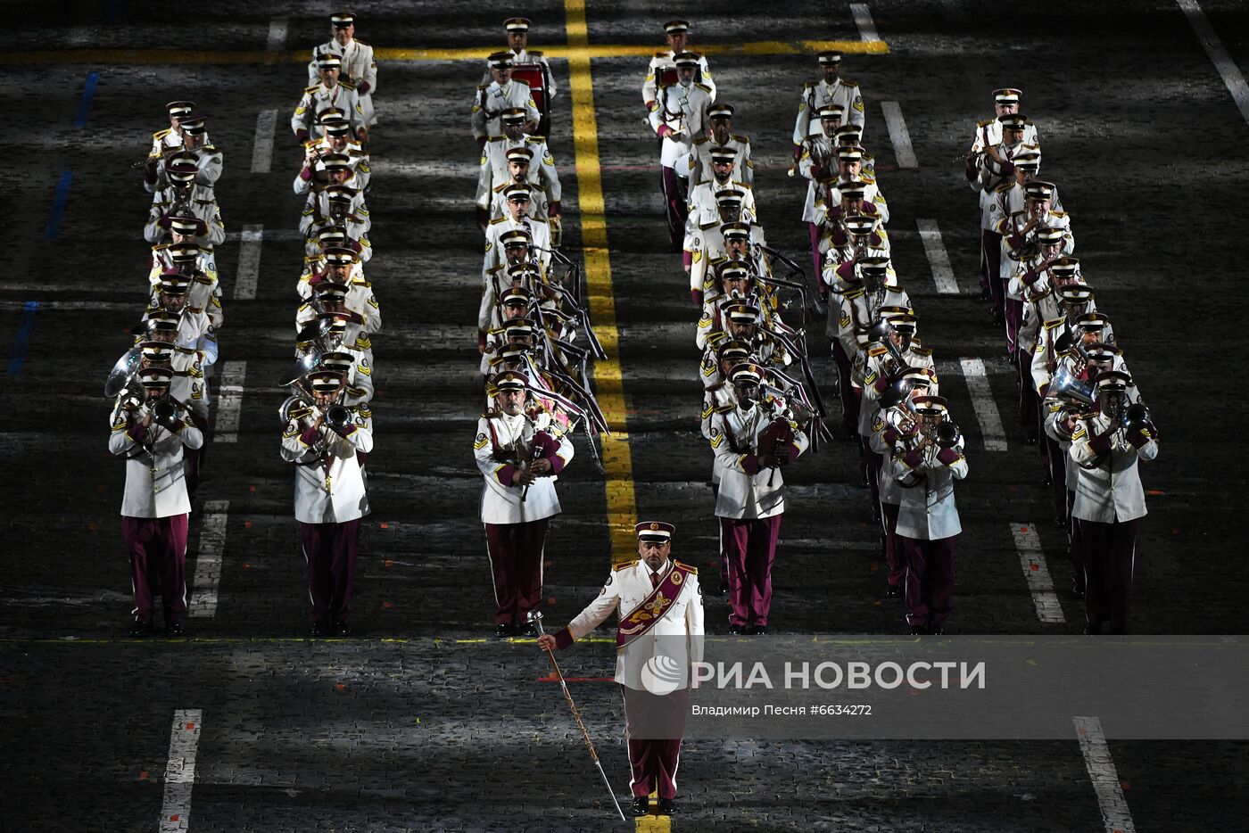 Генеральная репетиция XIV Международного военно-музыкального фестиваля "Спасская башня" - 2021