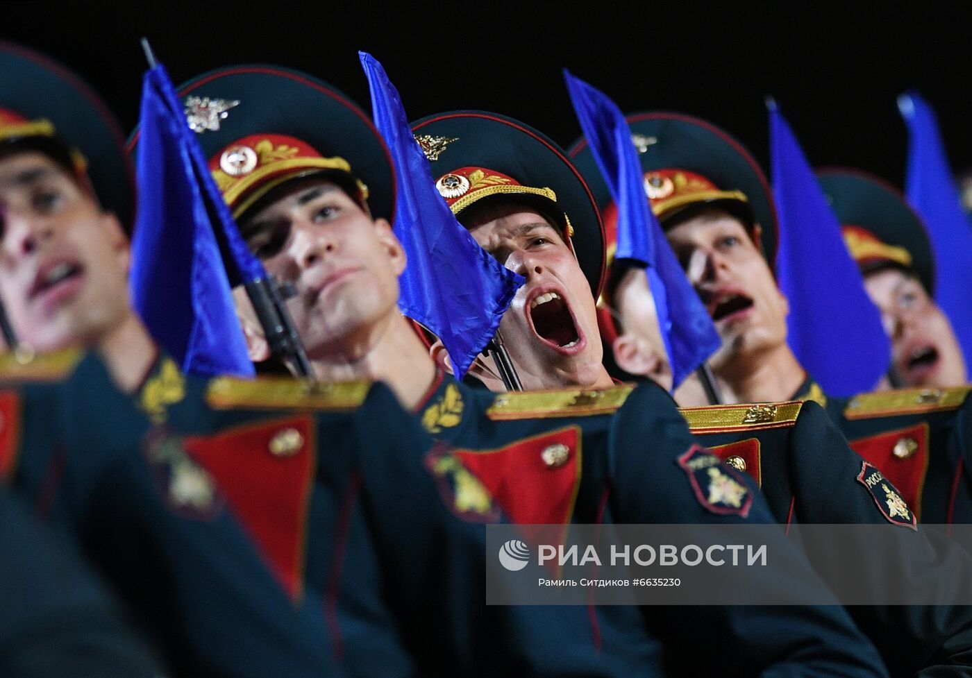 Церемония открытия XIV Международного военно-музыкального фестиваля "Спасская башня"  2021