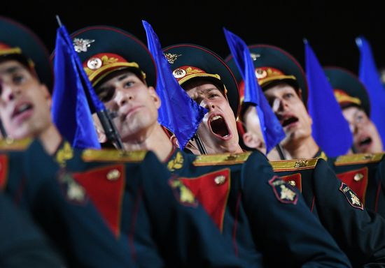 Церемония открытия XIV Международного военно-музыкального фестиваля "Спасская башня"  2021