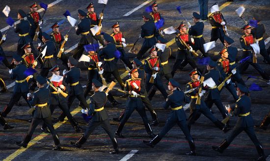 Церемония открытия XIV Международного военно-музыкального фестиваля "Спасская башня"  2021