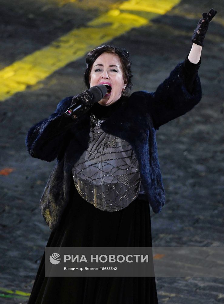 Церемония открытия XIV Международного военно-музыкального фестиваля "Спасская башня"  2021