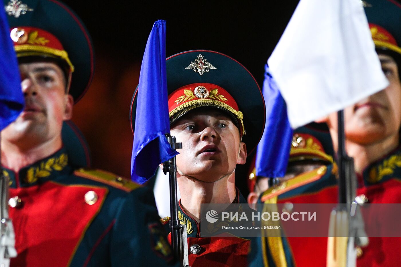 Церемония открытия XIV Международного военно-музыкального фестиваля "Спасская башня"  2021