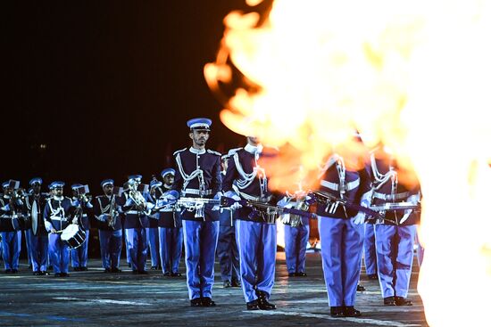 Церемония открытия XIV Международного военно-музыкального фестиваля "Спасская башня" - 2021