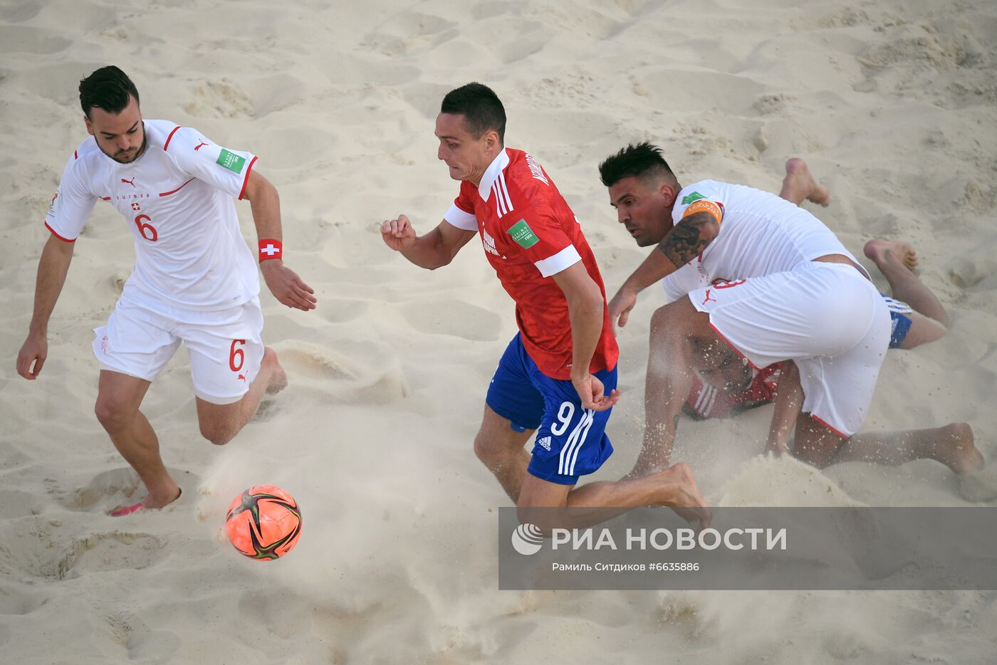 Пляжный футбол. ЧМ-2021. Матч Россия - Швейцария