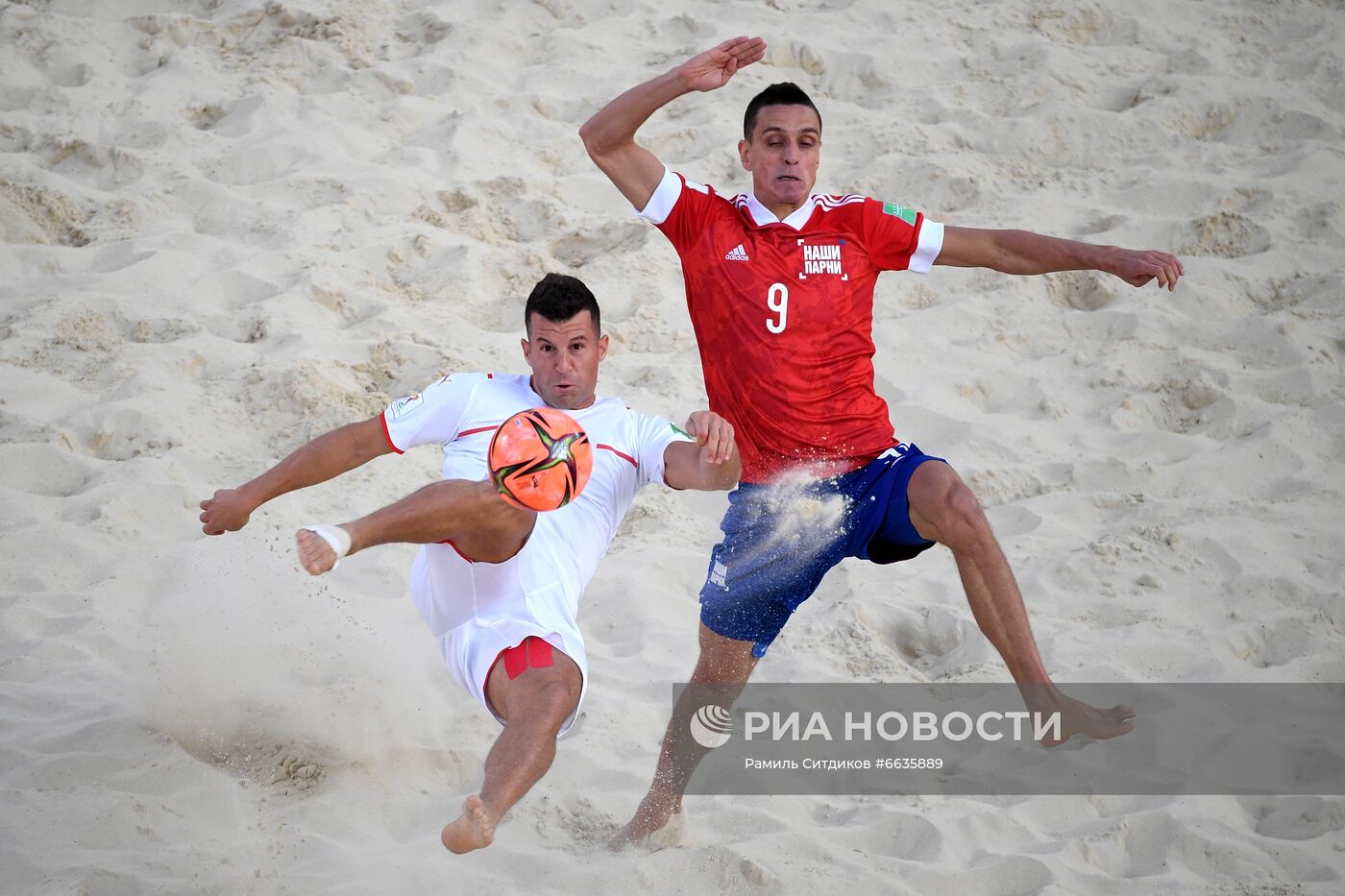 Пляжный футбол. ЧМ-2021. Матч Россия - Швейцария