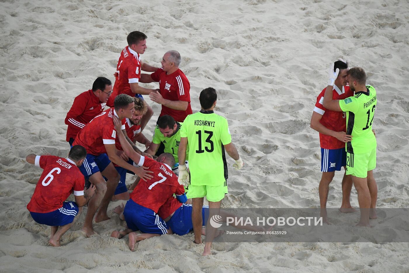 Пляжный футбол. ЧМ-2021. Матч Россия - Швейцария