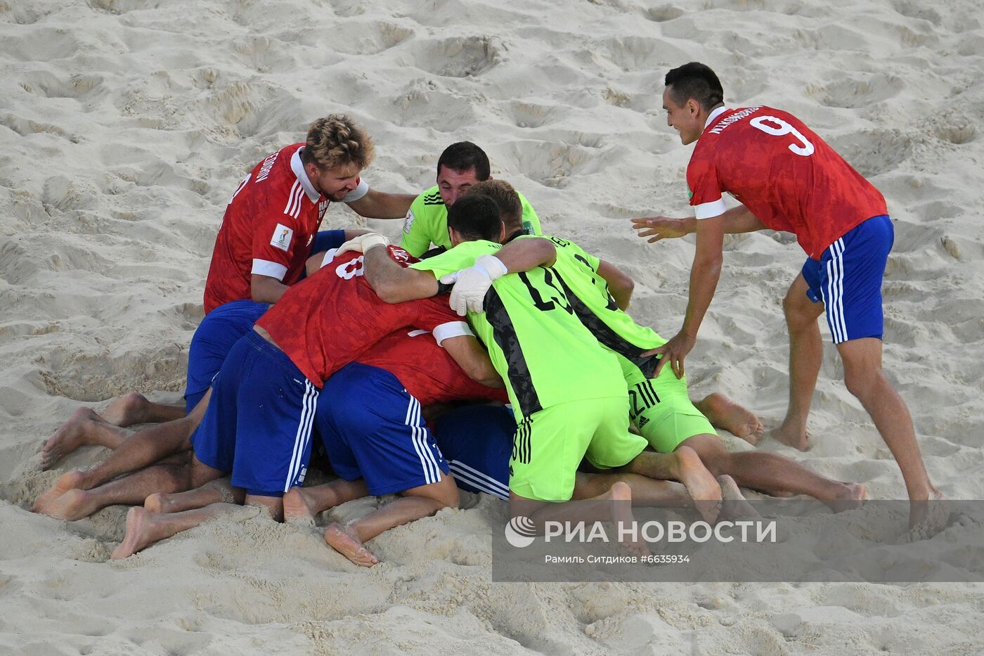 Пляжный футбол. ЧМ-2021. Матч Россия - Швейцария