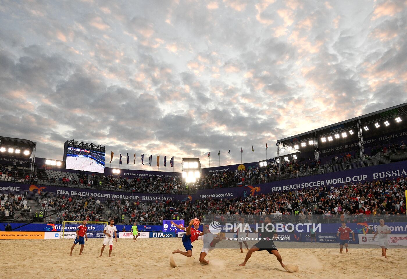 Пляжный футбол. ЧМ-2021. Матч Россия - Швейцария