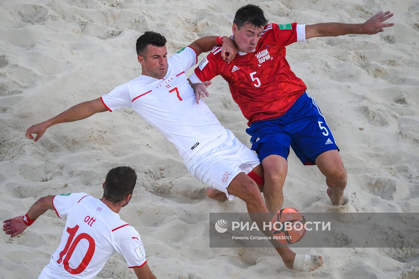 Пляжный футбол. ЧМ-2021. Матч Россия - Швейцария