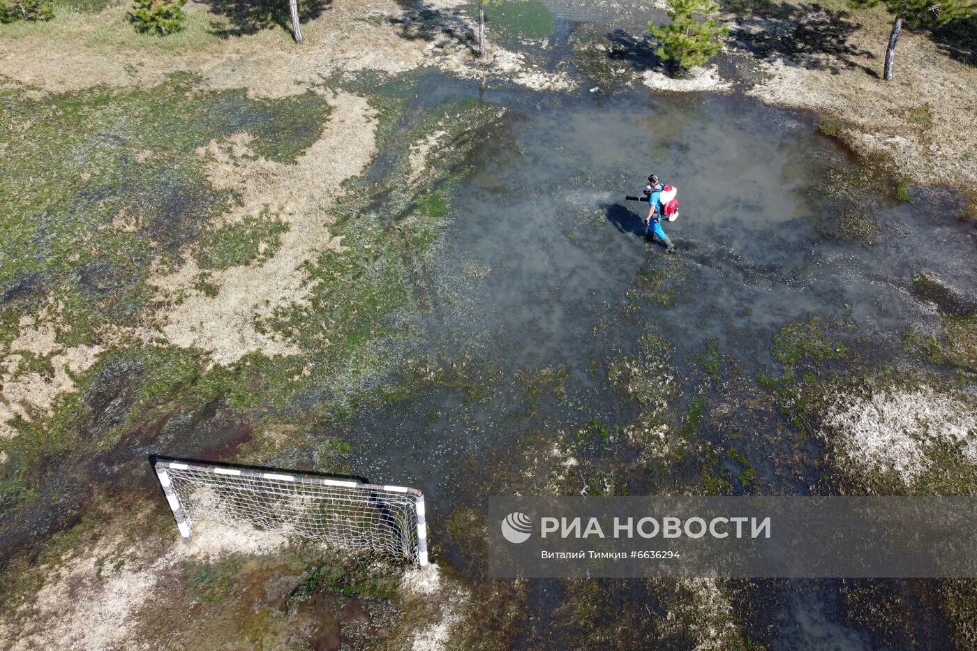 Ликвидация последствий затоплений в Анапе