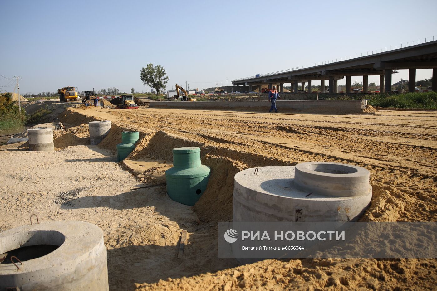 Ликвидация последствий затоплений в Анапе