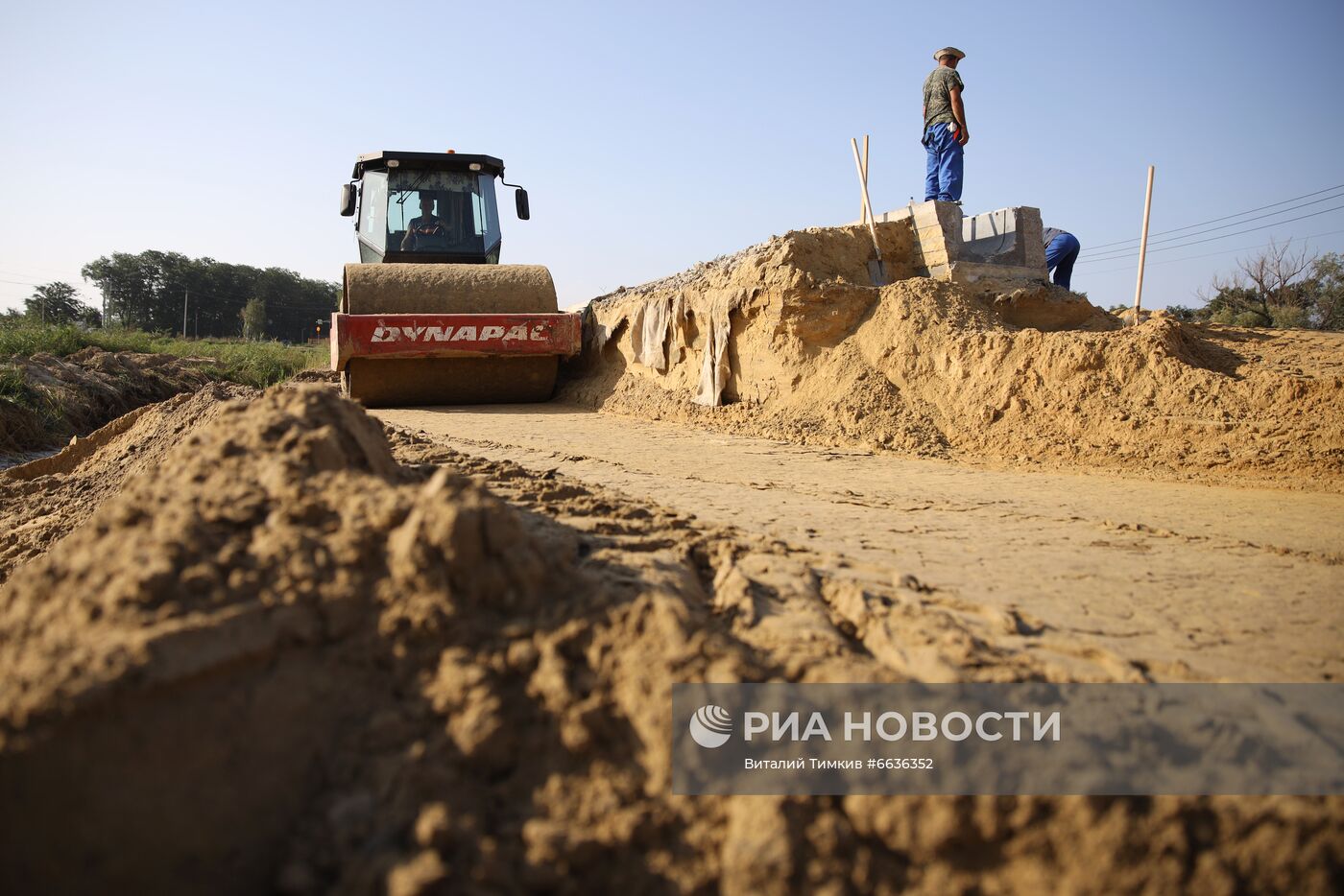 Ликвидация последствий затоплений в Анапе