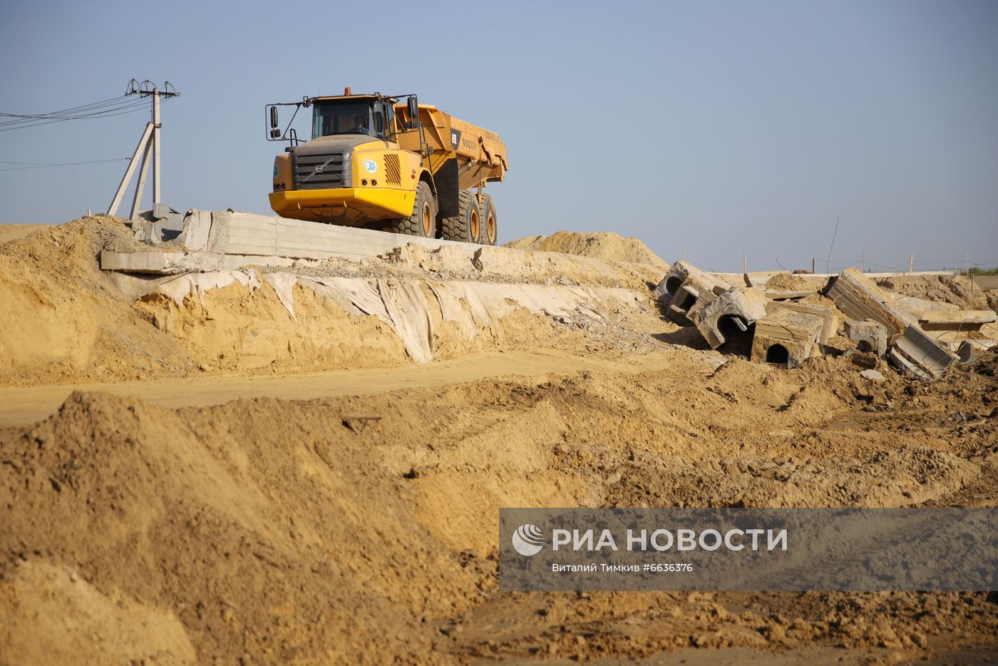 Ликвидация последствий затоплений в Анапе
