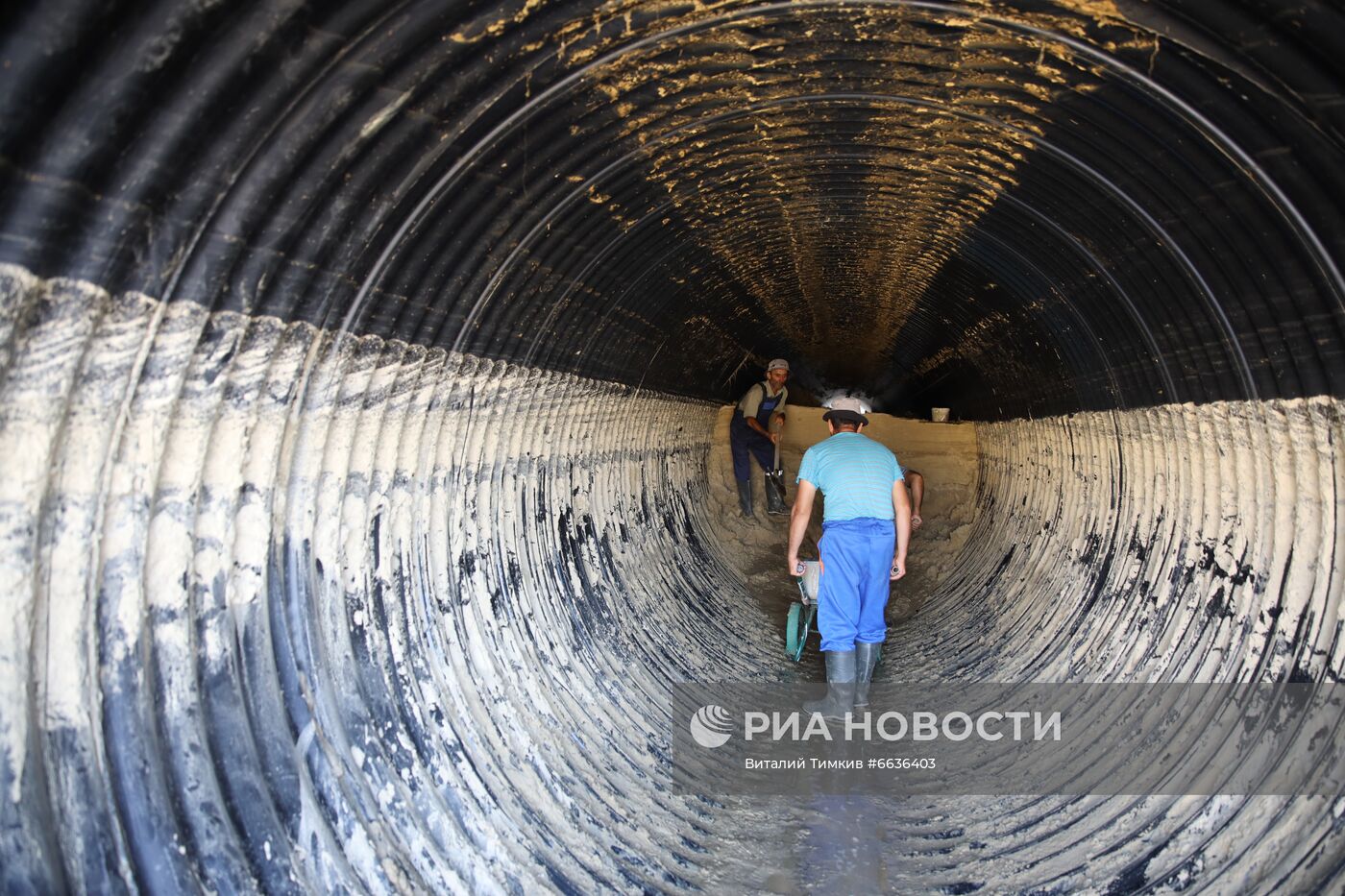 Ликвидация последствий затоплений в Анапе