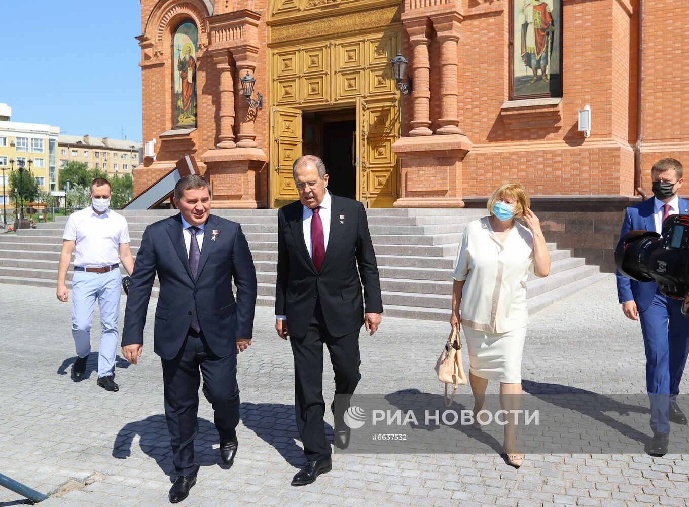 Рабочая поездка главы МИД РФ С. Лаврова в Волгоград