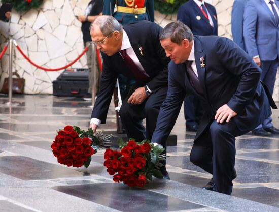 Рабочая поездка главы МИД РФ С. Лаврова в Волгоград