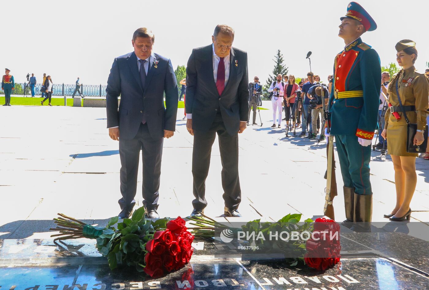 Рабочая поездка главы МИД РФ С. Лаврова в Волгоград