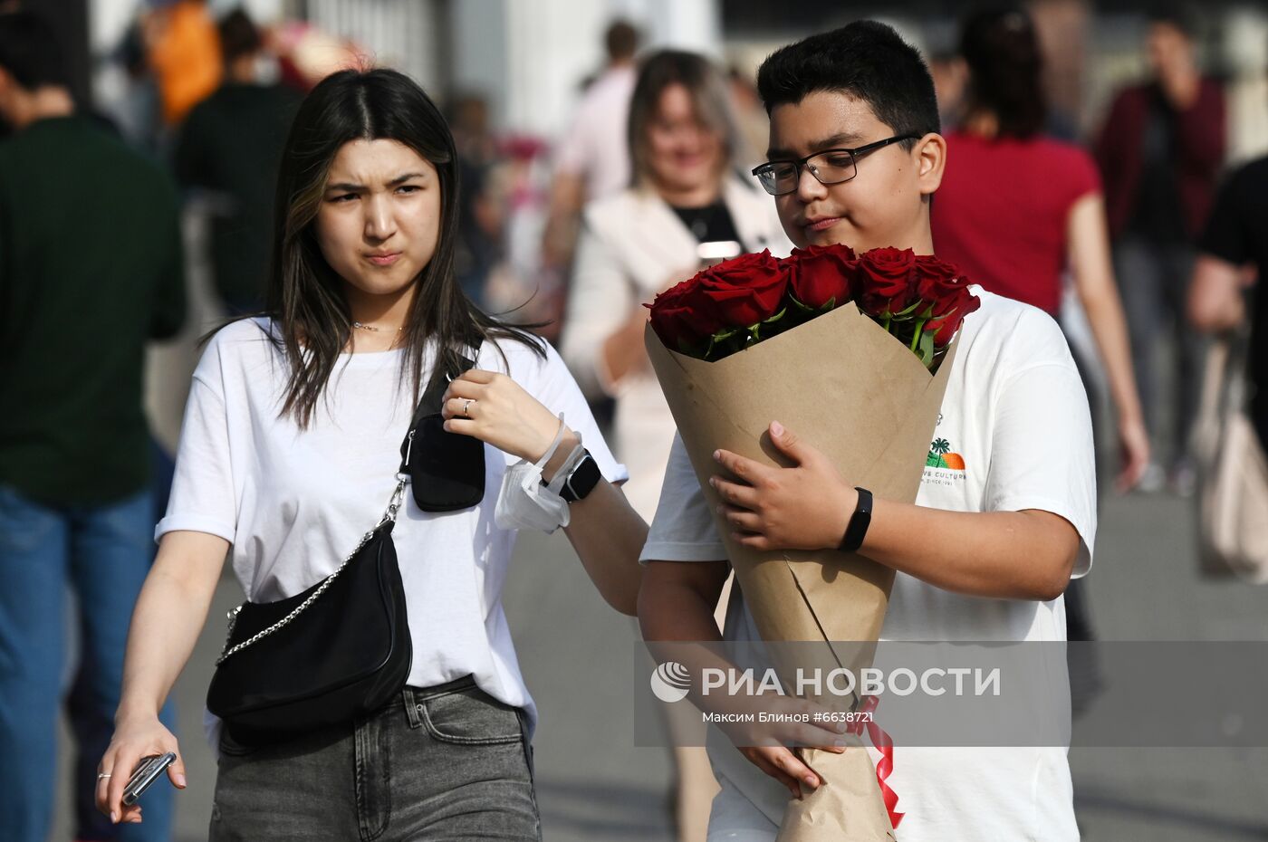 Продажа цветов накануне 1 сентября в Москве