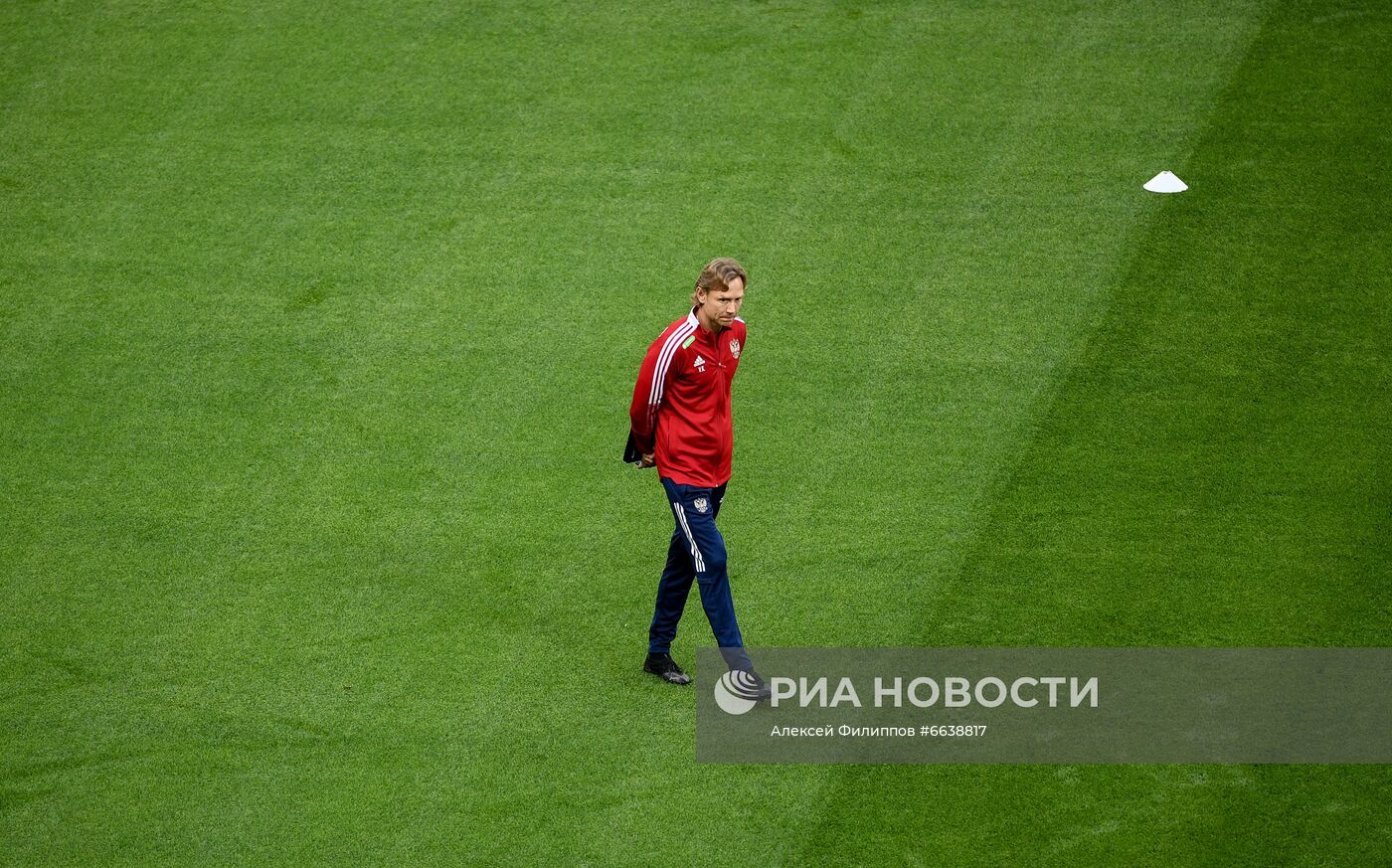 Футбол. Тренировка сборной России