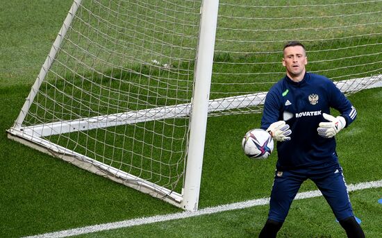 Футбол. Тренировка сборной России