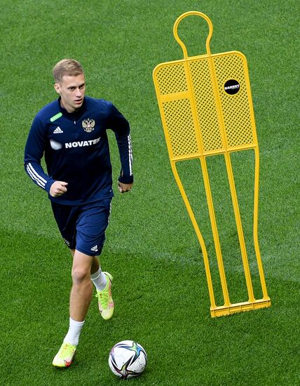 Футбол. Тренировка сборной России