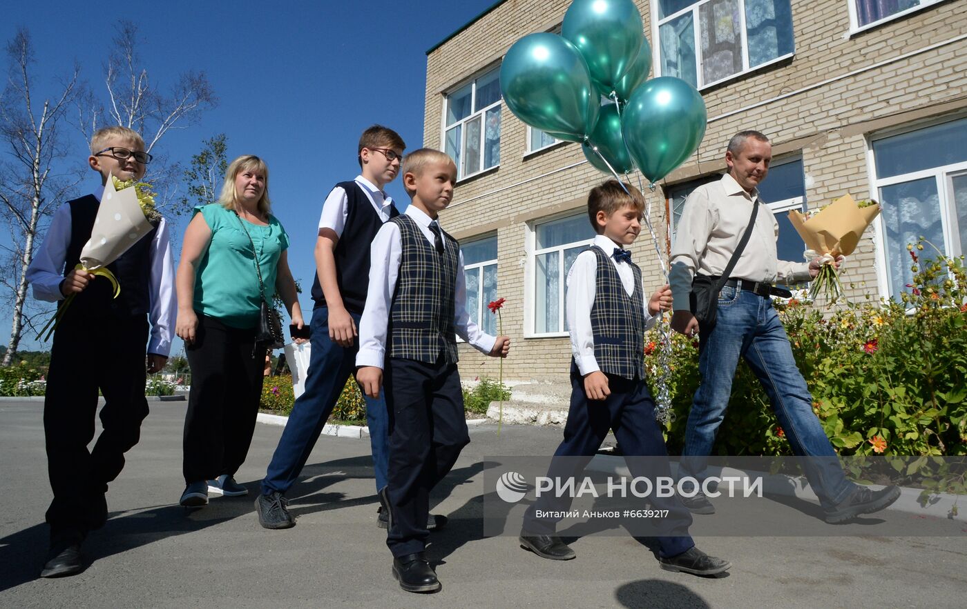 Первое сентября в регионах России