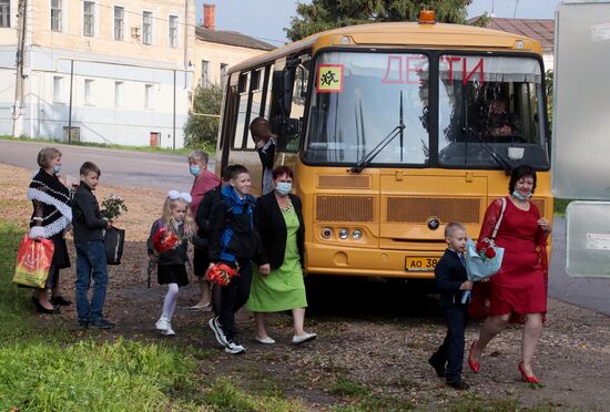 Первое сентября в регионах России