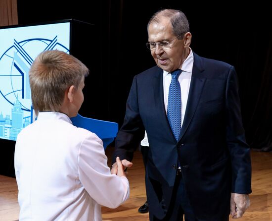 Выступление главы МИД РФ С. Лаврова в  МГИМО