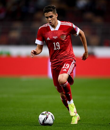 Футбол. Отборочный матч ЧМ-2022. Россия - Хорватия