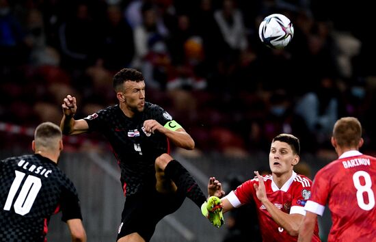 Футбол. Отборочный матч ЧМ-2022. Россия - Хорватия