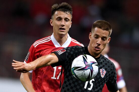 Футбол. Отборочный матч ЧМ-2022. Россия - Хорватия