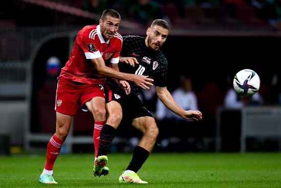 Футбол. Отборочный матч ЧМ-2022. Россия - Хорватия