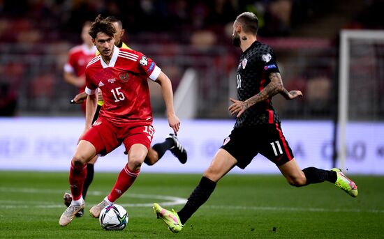 Футбол. Отборочный матч ЧМ-2022. Россия - Хорватия