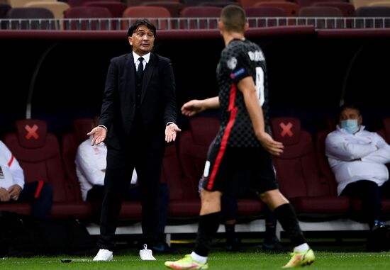 Футбол. Отборочный матч ЧМ-2022. Россия - Хорватия