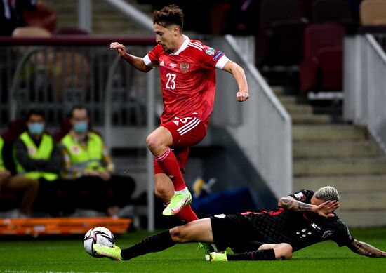 Футбол. Отборочный матч ЧМ-2022. Россия - Хорватия