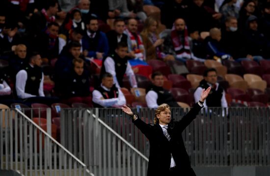 Футбол. Отборочный матч ЧМ-2022. Россия - Хорватия