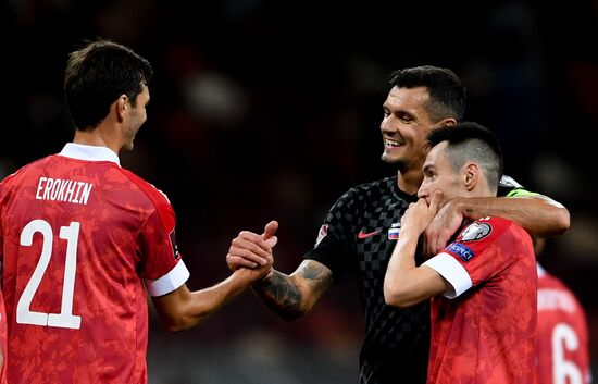 Футбол. Отборочный матч ЧМ-2022. Россия - Хорватия