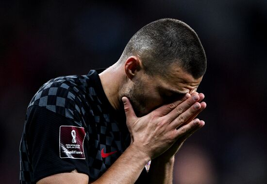 Футбол. Отборочный матч ЧМ-2022. Россия - Хорватия