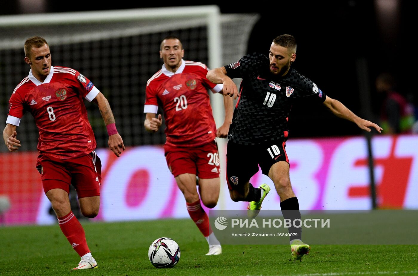 Футбол. Отборочный матч ЧМ-2022. Россия - Хорватия
